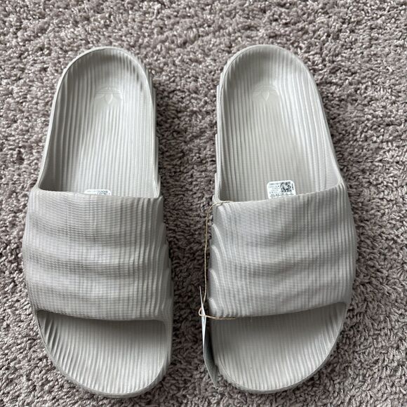 Adidas Adilette 22 Slides Men\'s Size 13 New Box Tag Light Brown HQ4670 Sandal main image 5